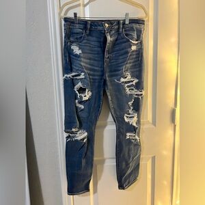 American Eagle ripped skinny jeans